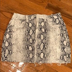 YMI Snake Skin Skirt